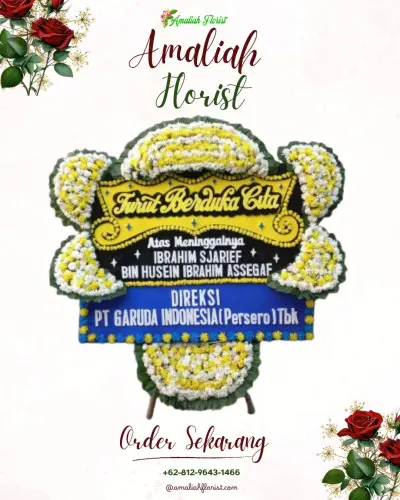 Papan Bunga Duka di Ngargoretno